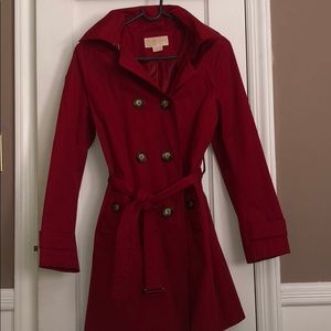 Michael Kors Red Trench!